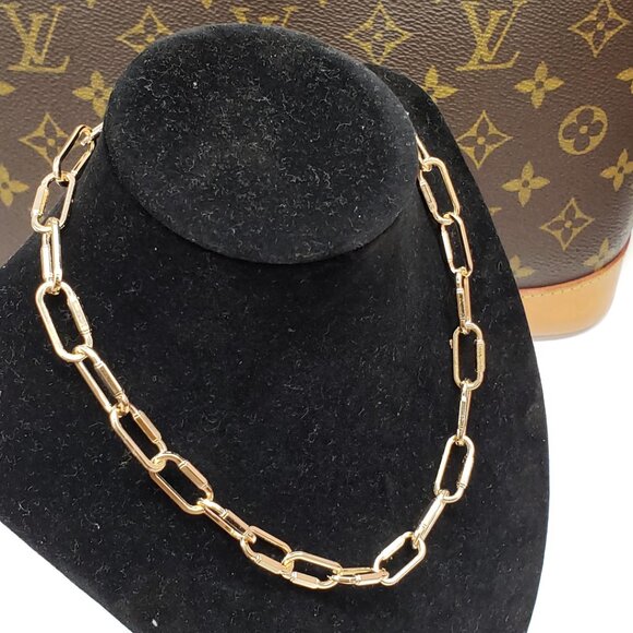 Gold Plated Chain Necklace - Picture 4 of 5